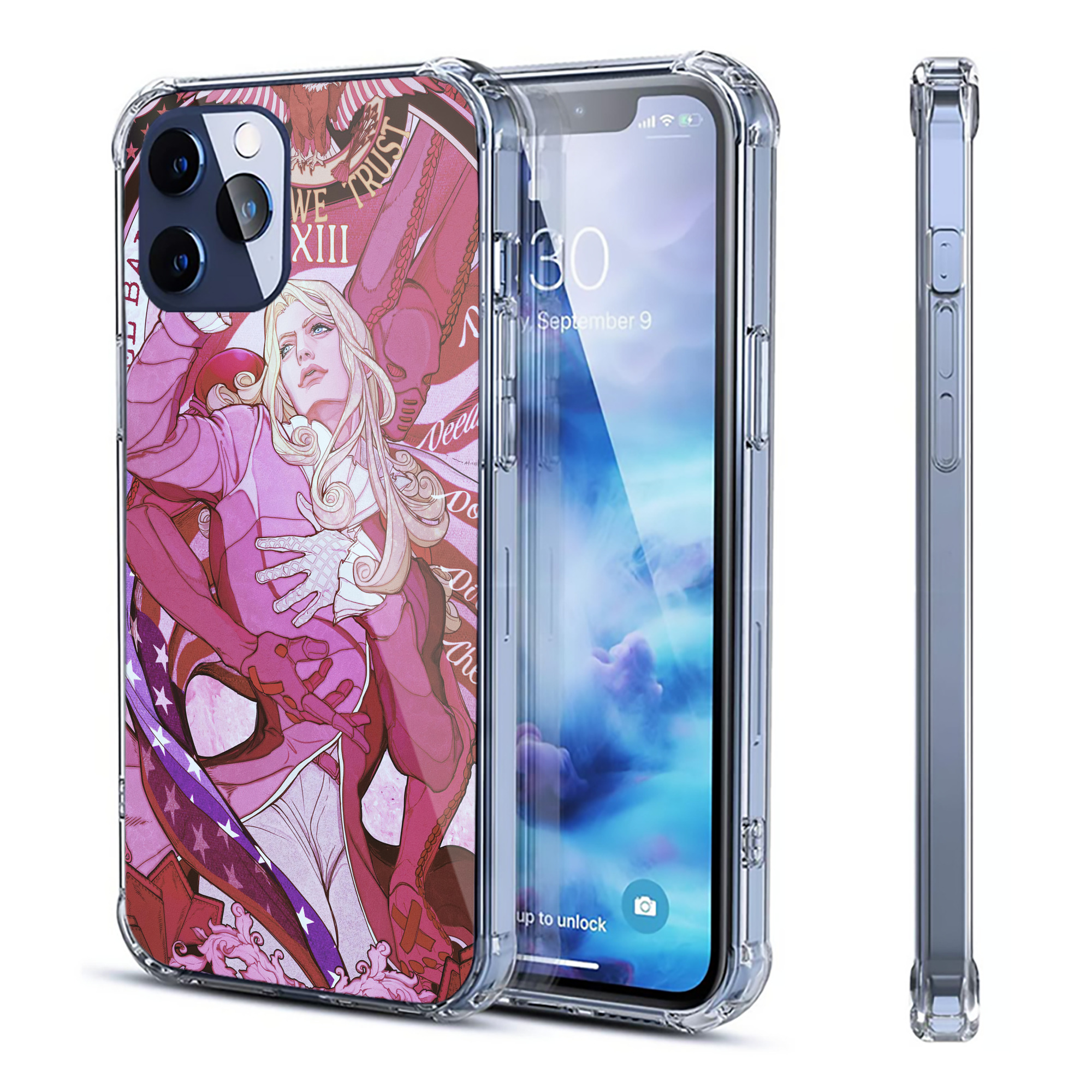 （画像用） ジョジョの奇妙な冒険 JoJo's Bizarre Adventure 【iPhone 12シリーズ対応】透明スマホケース（クリアソフトケース）
